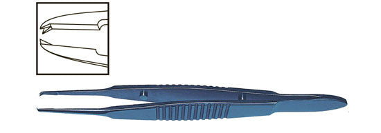 TMF473 Scleral Suturing Forceps 0.75mm, Titanium - Titan Medical Instruments