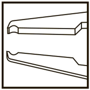 TMF904 Pierse Fixation Forceps w/Tying Platform Straight, Titanium - Titan Medical Instruments