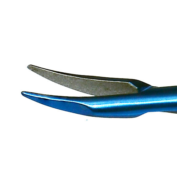 TMH103 Barraquer Needle Holder Curved, Titanium - Titan Medical Instruments