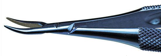TMH112 Castroviejo Needle Holder Curved, Titanium - Titan Medical Instruments