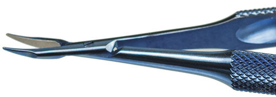 TMH116 Barraquer Needle Holder Curved, Titanium - Titan Medical Instruments