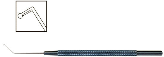 TMK112 Nagahara Blunt tip Phaco Chopper - Titan Medical Instruments