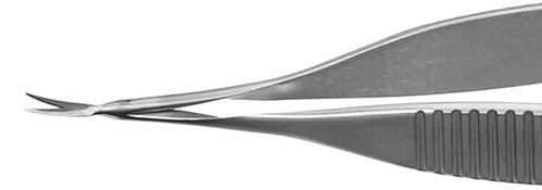TMS104 Vannas Scissors Curved, Stainless Steel