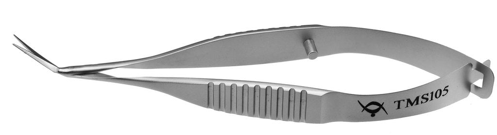 TMS105 Gills-Vannas Scissors Angled Up, Stainless Steel | Titan Medical Instruments