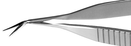 TMS107 Gills-Vannas Scissors Angled To Side, Stainless Steel - Titan Medical Instruments