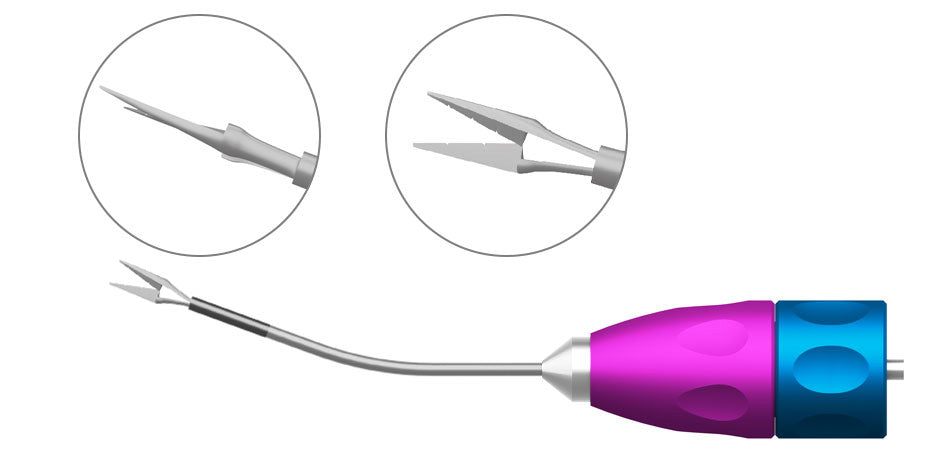 Microincision Soft IOL Cutter Scissors Straight 19G tip | TITAN MEDICAL