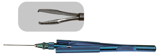 TMV504 25G Eckardt End Gripping Forceps Straight - Titan Medical Instruments
