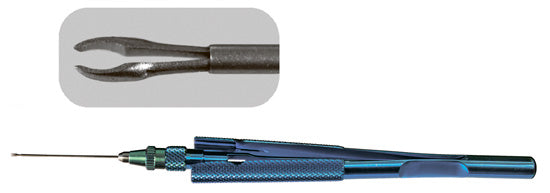 TMV355 23G Asymmetrical Forceps Straight - Titan Medical Instruments